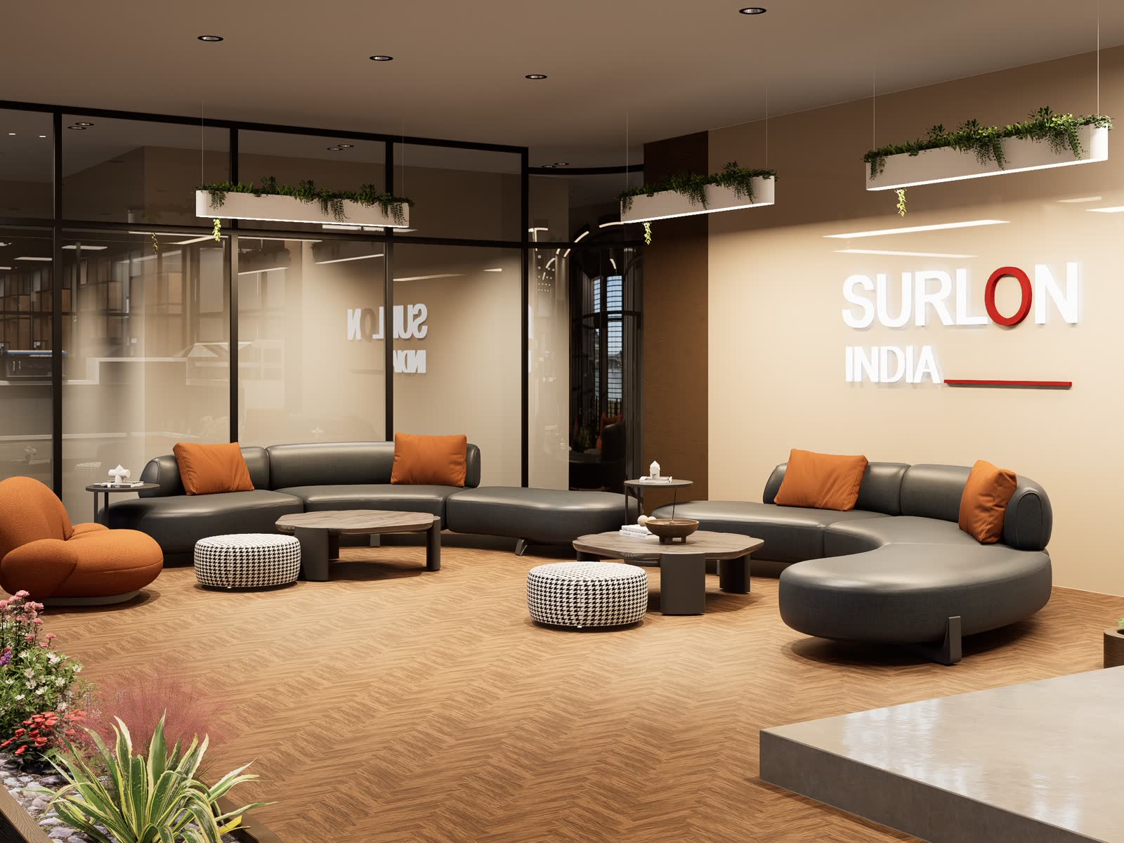Surlon Durel Office Interior by Morphorbis